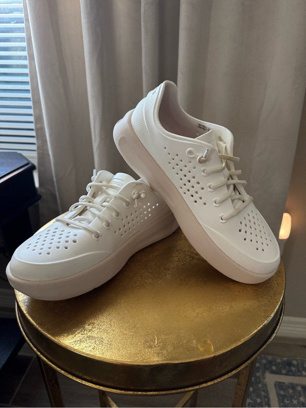 Crocs Women's InMotion Pacer Casual Shoes - White - Size 7